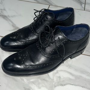 Cole Haan men’s Wingtip Oxford Black Dress Shoes- Size 10.5